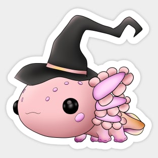 Halloween Axolotl Sticker